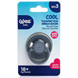Wee Baby Cool Yuvarlak Uçlu Emzik No:3 18+ay Üzeri Gri 365