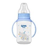 Wee 744 Silikon Emzikli Kulplu PP Biberon 150 ml