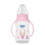 Wee 744 Silikon Emzikli Kulplu PP Biberon 150 ml