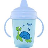 Wee Baby 755 Akıtmaz PP Alıştırma Bardağı Enjoy 240 ml Mavi