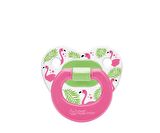 Wee Baby 0-6 Ay Desenli Damaklı Emzik No:1 Flamingo