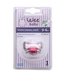  Wee Baby Desenli Damaklı Emzik 0-6 Ay  No1
