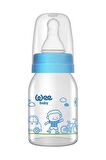 Wee Baby Cam Biberon 125 ml Çocuk Figürlü Mavi