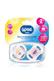 Wee Baby 2'li Gece Gündüz Emzik No:2 (Saklama Kabı Hediyeli) - PEMBE