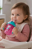 Wee Baby Pipetli Bardak 200 ml Pembe 6+ Ay