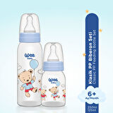 Wee Baby Klasik Biberon Seti 125 ml + 250 ml Mavi