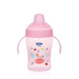 Colorful Akıtmaz Kulplu Antikolik Bardak 240 ml Pembe