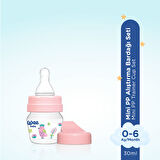 Mini Pp Alıştırma Bardağı Seti 30 ml Pembe