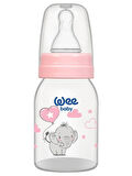 Wee Baby Klasik PP Biberon 125 ml - PEMBE FİL