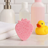 Doğal Selülozik Banyo Süngeri Pembe