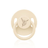 Pure Yuvarlak Uçlu Kauçuk Emzik No:1 Krem 0-6 Ay