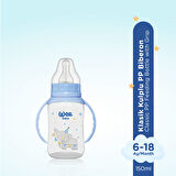 Wee Baby Klasik Kulplu PP Biberon 150 ml - MAVİ