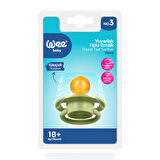 Wee Baby Pure Yuvarlak Uçlu Kauçuk Emzik No:3 - YEŞİL
