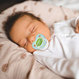 Wee Baby Şeffaf Desenli Damaklı Emzik No:2 - YEŞİL