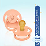 Wee Baby Pure Yuvarlak Uçlu Kauçuk Emzik No:1 - SOMON
