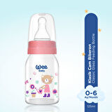 Klasik Cam Biberon 125 ml Pembe