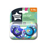 Tommee Tippee 2X Fun Emzik 6-18 Ay Lacivert