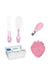 Banyo Bakım Seti - Pembe (4'lü Set)