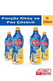 Porçöz Kireç ve Pas Çözücü 1000 Ml x 4 Adet