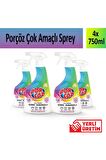 Porçöz Çok Amaçlı Sprey 750 ml x 4 Adet