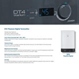 Demirdöküm DT4 Titanium Kazan Dijital 1800 W 80 lt Tezgah Üstü Termosifon