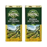 Kristal Riviera Zeytinyağı Teneke 2 x 5 L