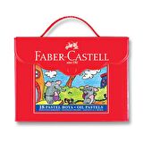 Faber-Castell Plastik Çantalı Tutuculu Pastel Boya 18 Renk