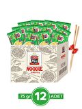 Sebze Çeşnili Hazır Noodle 12'li