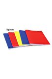 PLASTİK KAPAK A4 100 YP DEFTER DİKİŞLİ 4 ADET (2 KARELİ+2 ÇİZGİLİ)