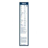 Mercedes Silecek Supurgesi Takım Twin Ruzgarlıklı [530 / 530 Mm] - Bosch 3397118401