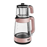 Beko CM 5964 Floral Işıklı 1900 W Cam 2 lt Elektrikli Çay Makinesi 