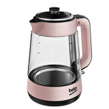 Beko CM 5964 Floral Işıklı 1900 W Cam 2 lt Elektrikli Çay Makinesi 