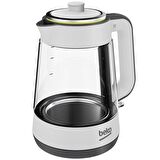 Beko CM 5964 Floral Işıklı 1900 W Cam 2 lt Elektrikli Çay Makinesi 