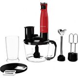 Grundig RHB 4050 K Kırmızı 1500 W Blender Seti