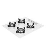 Beko BOCD T 6011 EB Beyaz Cam Ankastre Ocak