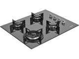 GRUNDIG GIGL 622410 GR Woklu Ankastre Cam Ocak Gri