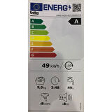 Beko CMXD 9120 9 kg 1200 Devir Çamaşır Makinesi