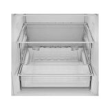 ALTUS ALK 471 XIE E Enerji Sınıfı 490 L Alttan Donduruculu No-Frost Buzdolabı Inox