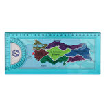 Ark Türkiye Şablon Cetveli 25 cm Kod:110