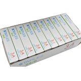 3A 24/6 Zımba Teli Gümüş 1000 li 10 Kutu(10.000 Adet) Kod:1197