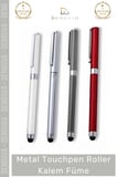 #Kalem Lüks Metal Ofis Hediyesi Dokunmatik Fonksiyonlu Şık Prestijli Touchpen Roller Kalem Füme