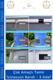 #İzolasyonBandı Kırmızı Tamir Yalıtım Montaj Güçlü Dayanıklı Onarım İzolasyon Bandı 48mm x 10m - 3 Adet