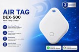 Dxtel DX-500 Akıllı Takip Cihazı Apple Find My Uyumlu Bluetooth Konum Bulucu Anahtarlık Çanta Cüzdan Valiz Evcil Hayvan Takip Cihazı