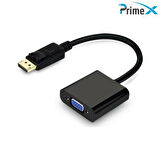 PrimeX PX-1320 Display Port to Analog VGA Aktif Dönüştürücü