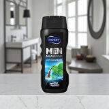 HOBBY 3'Lü Set: Men Şampuan Kepeğe Karşı Etkili Şampuan +  Fresh Care Kiraz Çiçeği Duş Jeli +  Klasik Saç Kremi