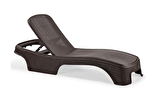 Brezza Royal Rattan Şezlong KAHVERENGİ