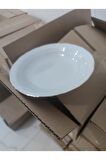 Porland porselen yemek tabak - 12 li yaldızlı yemek tabağı 20 cm.