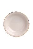 Porland porselen yemek tabak - 12 li yaldızlı yemek tabağı 17 cm.