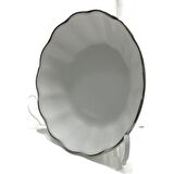 Porland Çay Tabak 6 lı Platin File