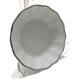 Porland Çay Tabak 6 lı Platin File
